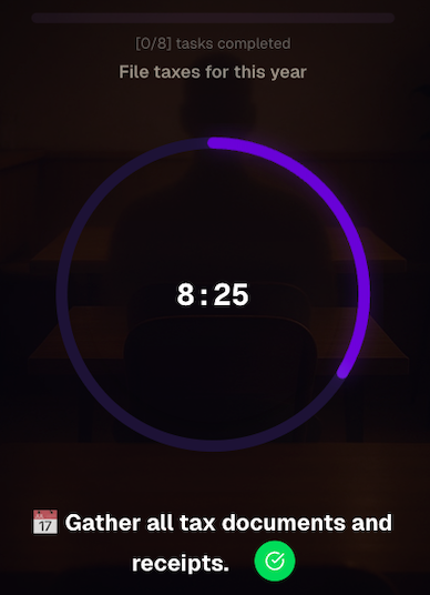 FlowAnchor flow session timer with gentle prompts to stay on task